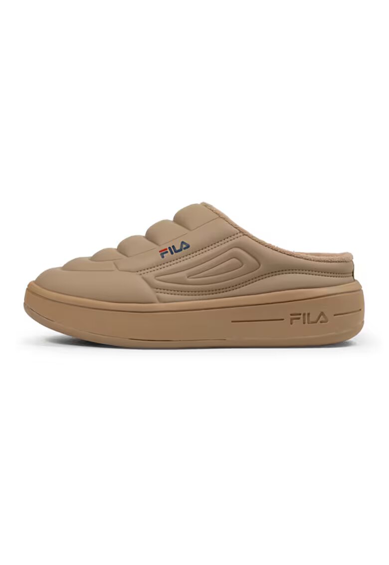 FILA Saboti cu logo - Caramel