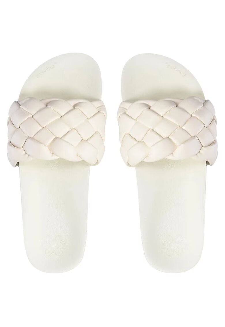 Flip Flop Slapi dama ecru - sintetic - confortabili