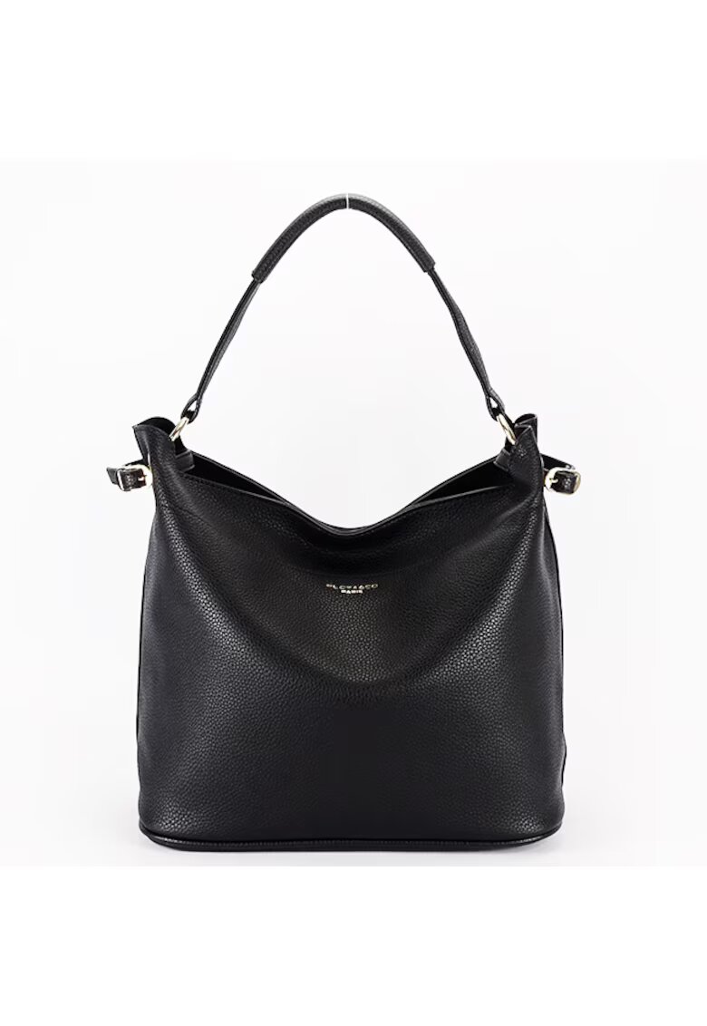 Flora&Co Paris Geanta cu borseta detasabila F6966 M11 - Negru - 28x29x15