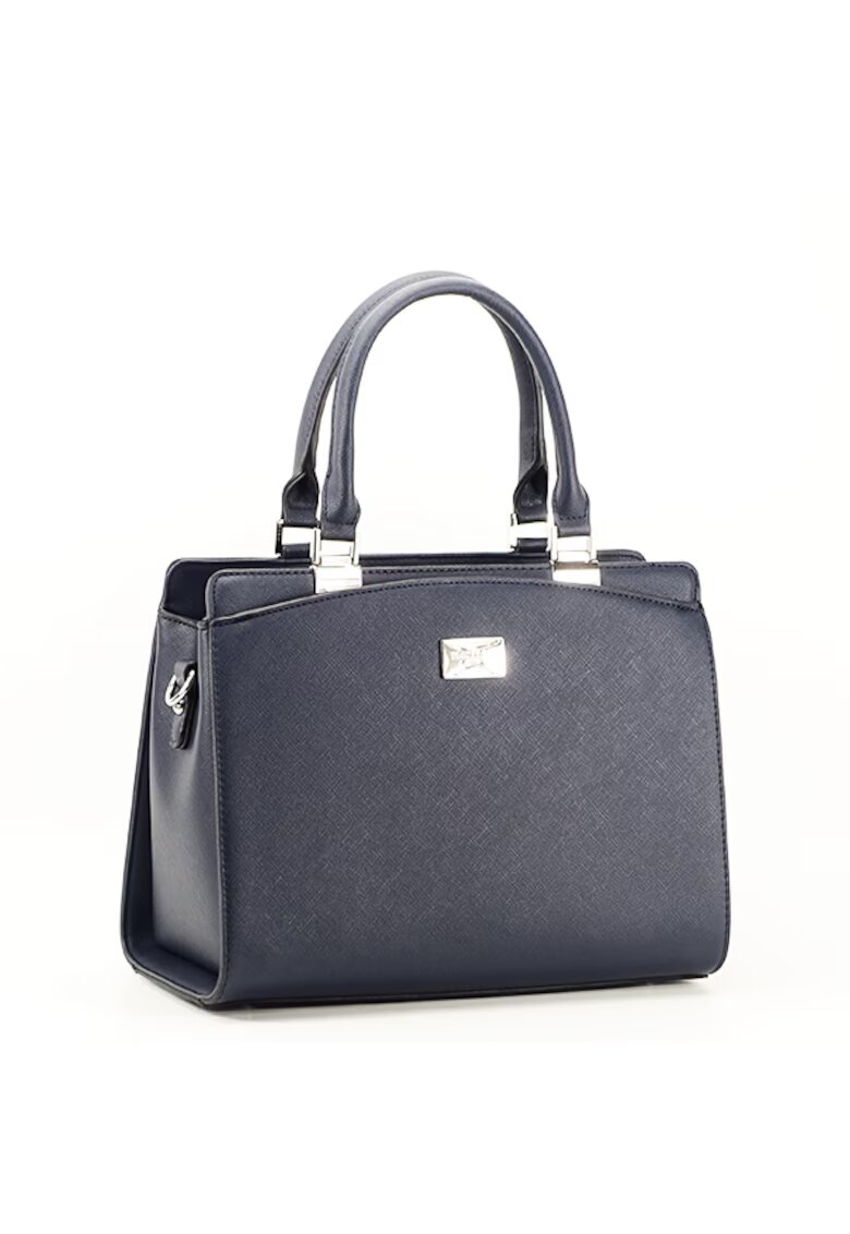 Flora&Co Paris Geanta medie Jeffery - Bleumarin - 30x23x14