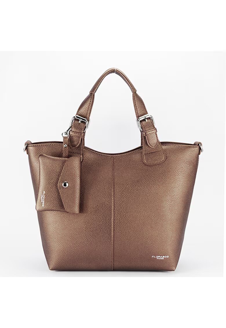 Flora&Co Paris Geanta shopper B-F7143 12 - Bronz - 27x38x12