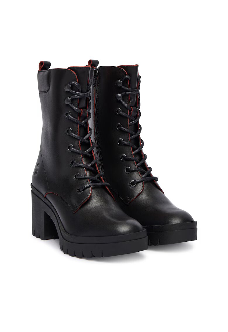 Fly London Ghete dama P144642020 - Piele naturala - Negru