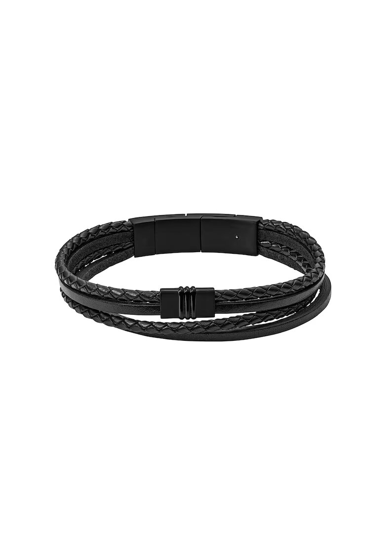 Fossil Bratara cu siraguri multiple - Negru