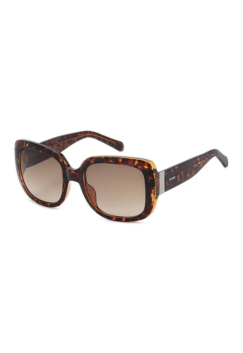 Fossil Ochelari de soare patrati - Maro cognac