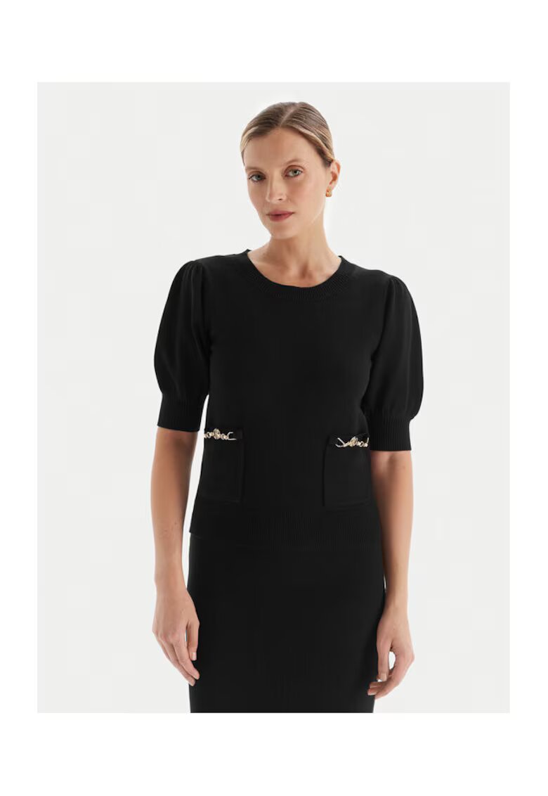 Fracomina Pulover de dama negru -