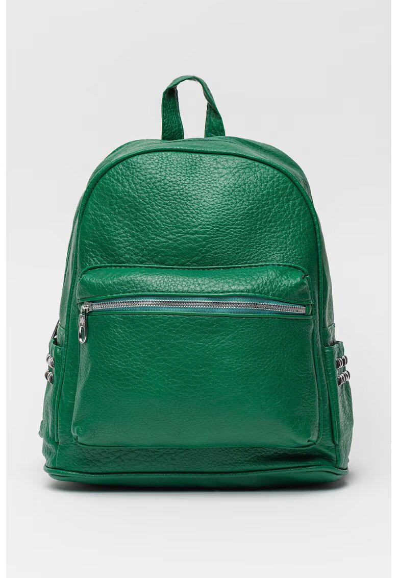 Francesca Rossi Rucsac de piele ecologica cu tinte - Verde aquamarin