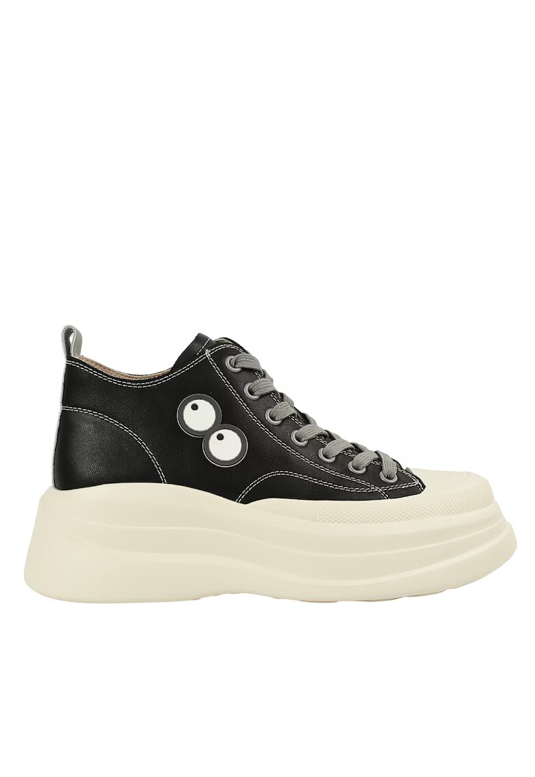 FRANCO GERARDO Pantofi sport - dama - KM 3817 negru - piele naturala - Negru