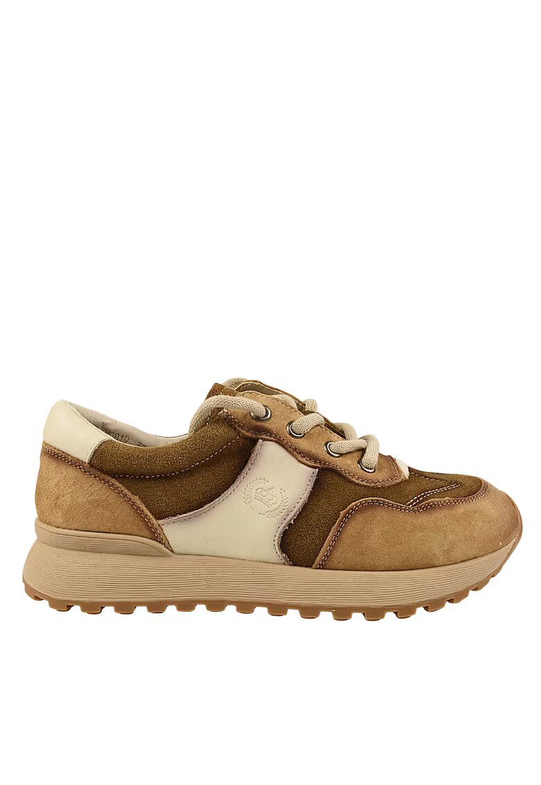FRANCO GERARDO Pantofi sport - dama - KM 9819 - piele nabuc - 43942 - Maro