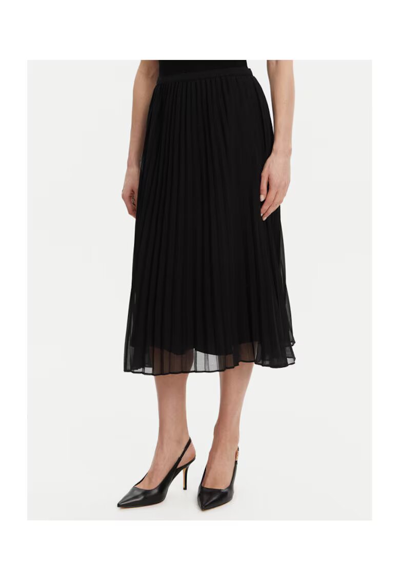French Connection Fusta plisata - neagra - femei
