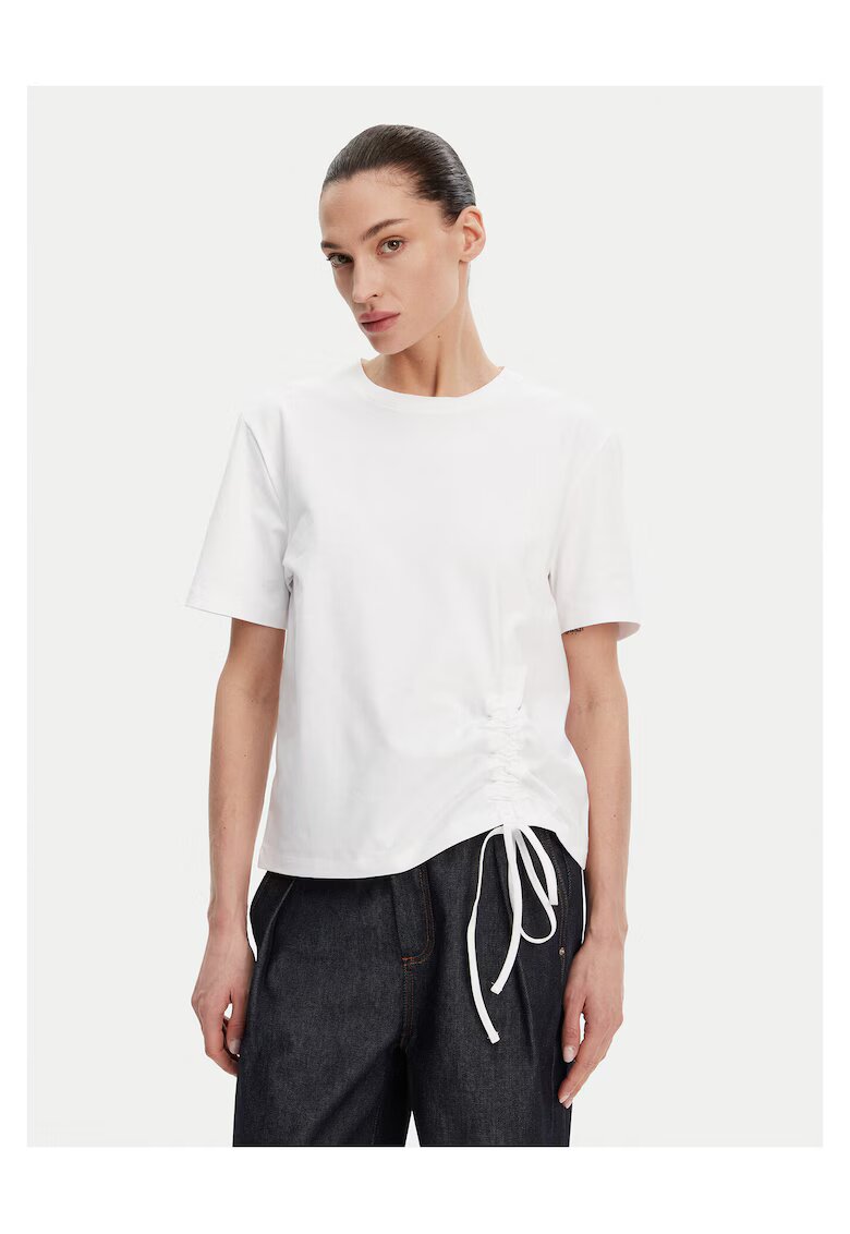 French Connection Tricou dama culoare alba - bumbac
