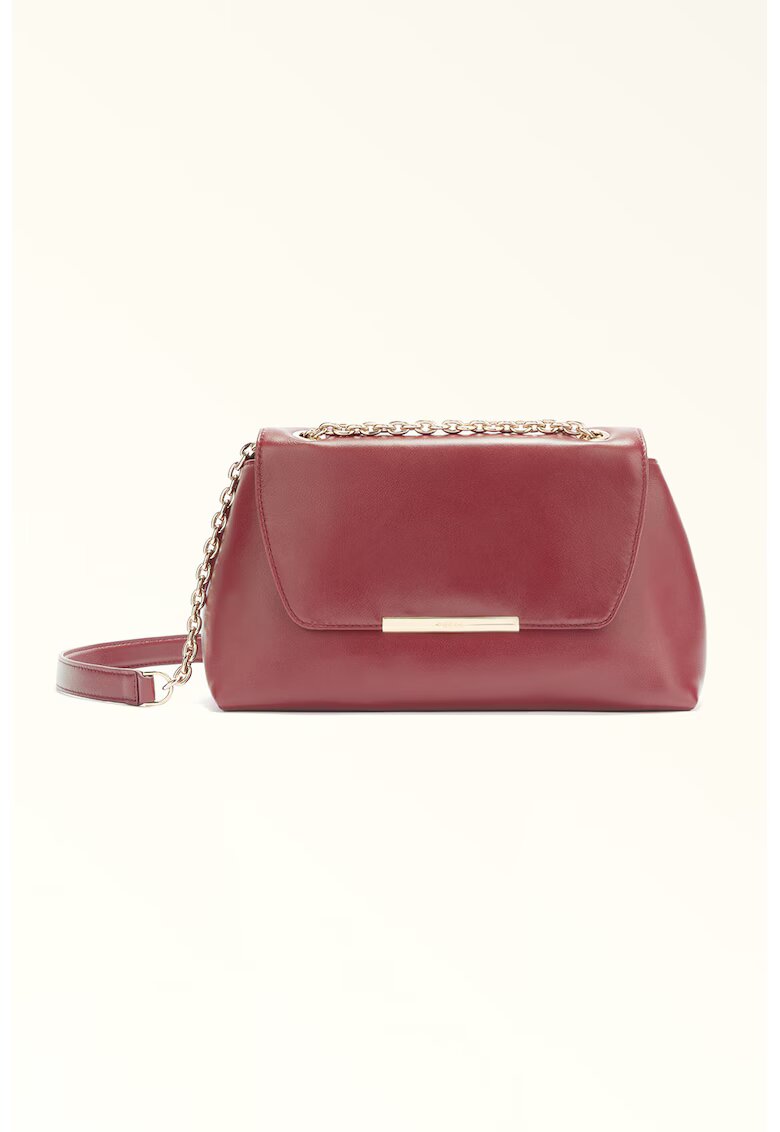 Furla Geanta crossbody din piele Nadia - Visiniu