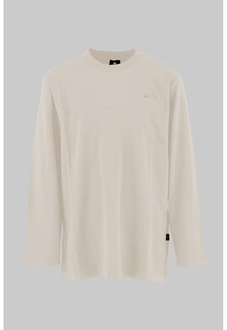 G-Star Bluza uni de bumbac - Bej deschis