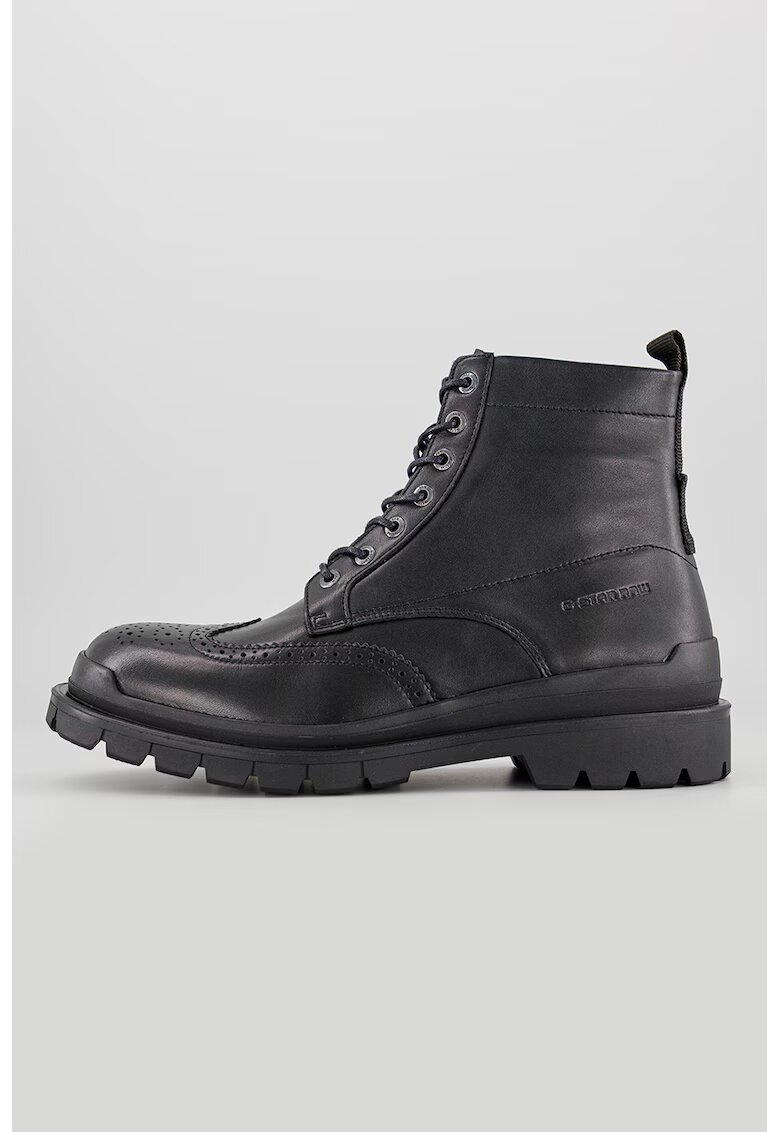 G-Star Bocanci de piele Blake - Negru