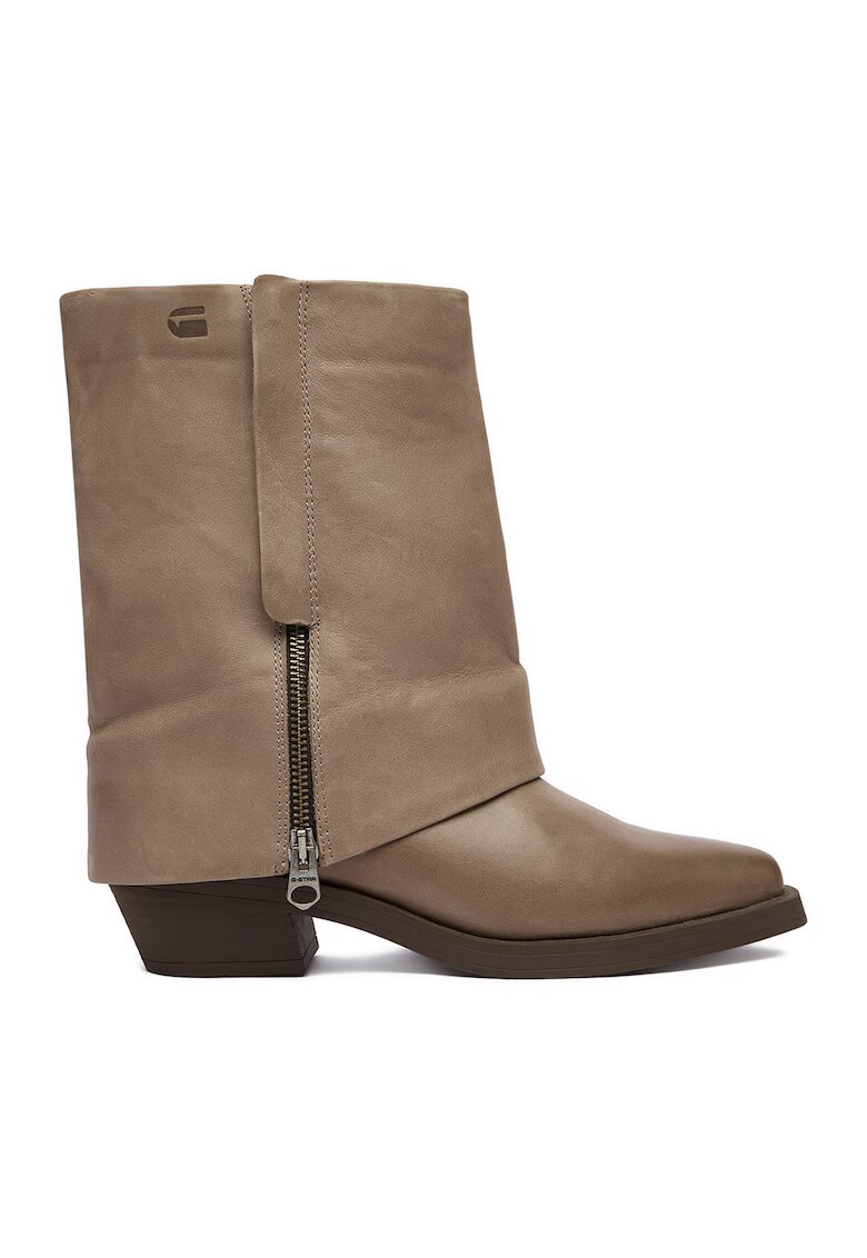 G-Star Raw Botine dama Bej - Piele naturala - Bej