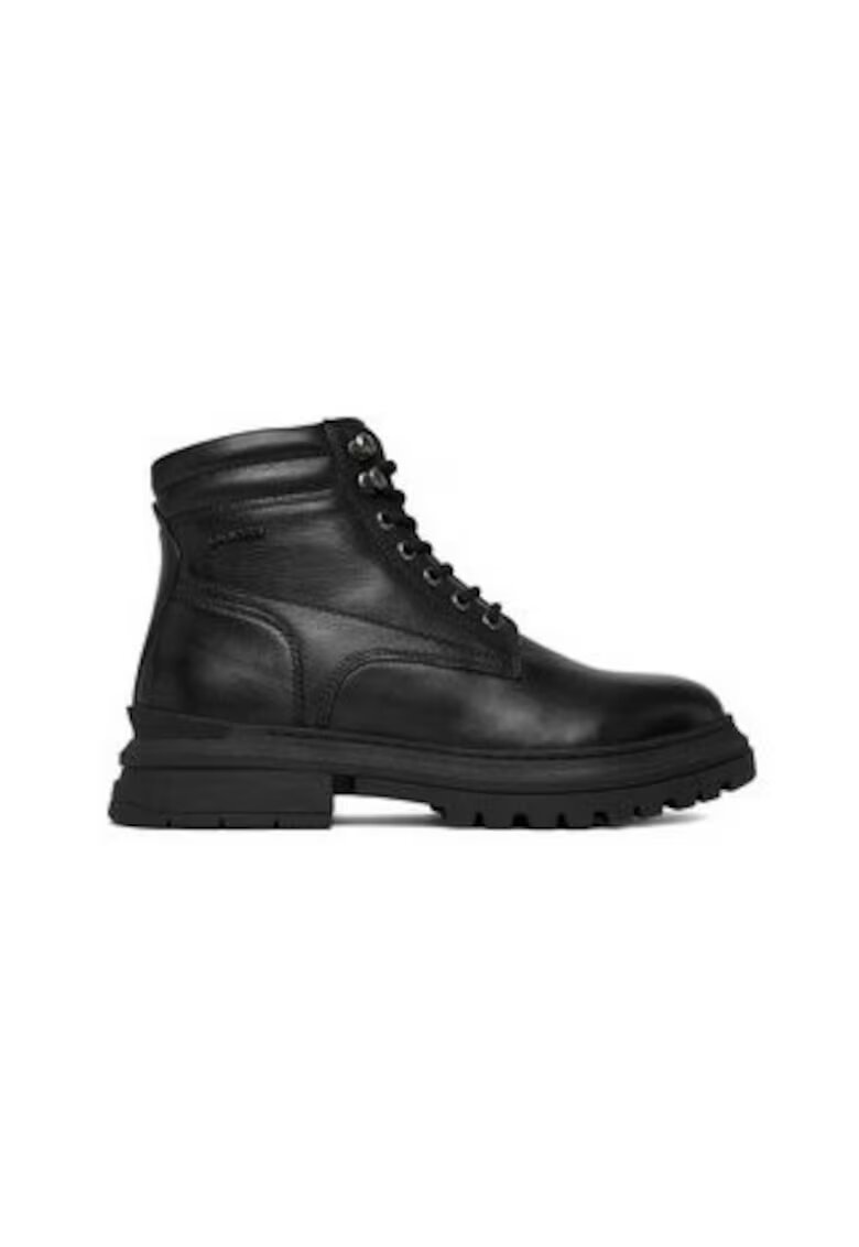 G-Star Raw Ghete barbati negru - piele naturala - cu fermoar - rotund