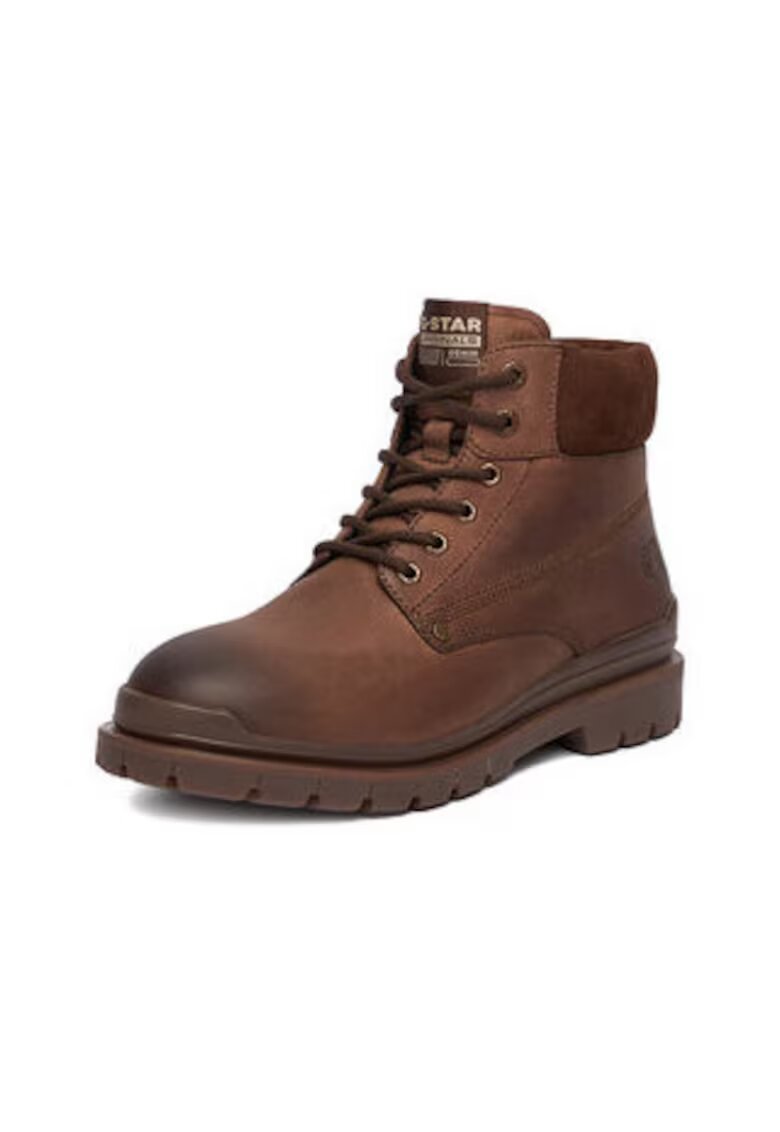 G-Star Raw Ghete barbati piele naturala - maro - fara model