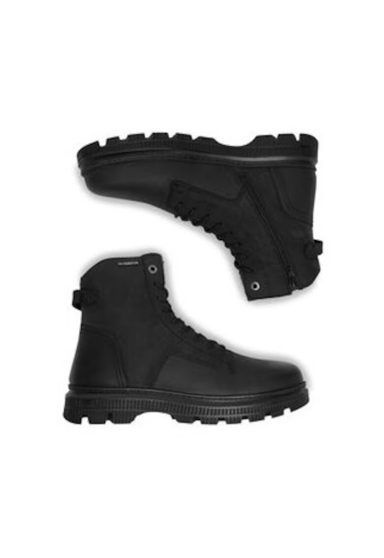 G-Star Raw Ghete barbati piele naturala - negru - fermoar