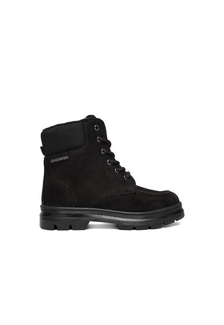 G-Star Raw Ghete copii - piele naturala - negru