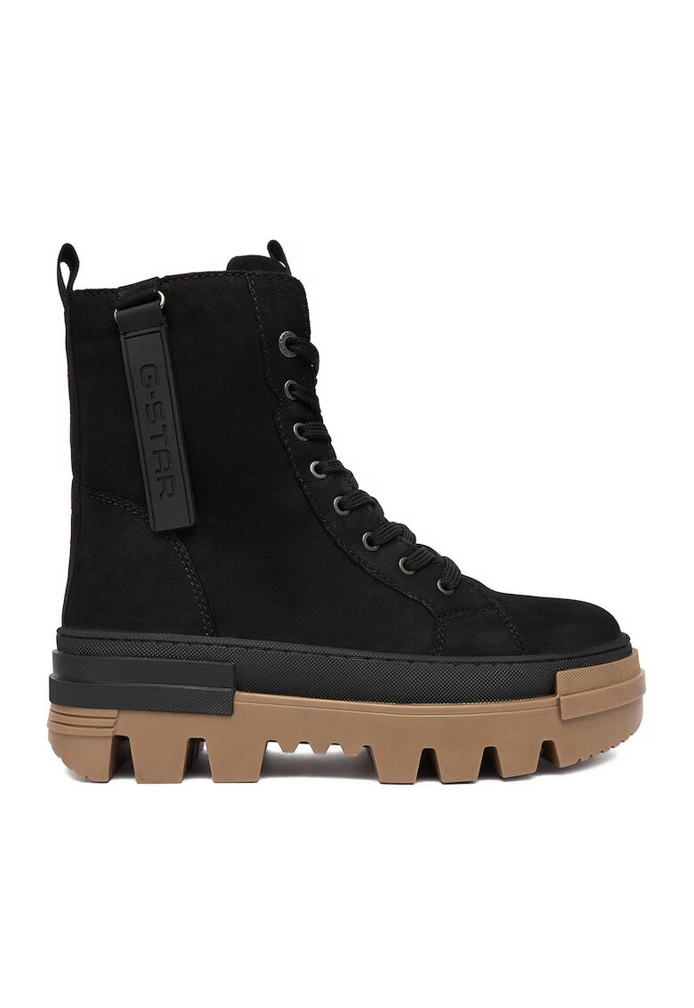G-Star Raw Ghete dama CEO-WI16-PATTRICK-01 - Piele naturala - Negru - Negru