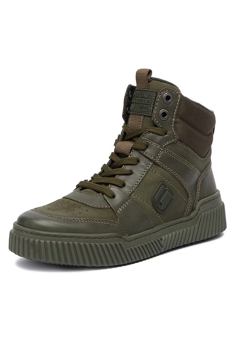 G-Star Raw Tenisi dama - kaki - piele naturala - Kaki