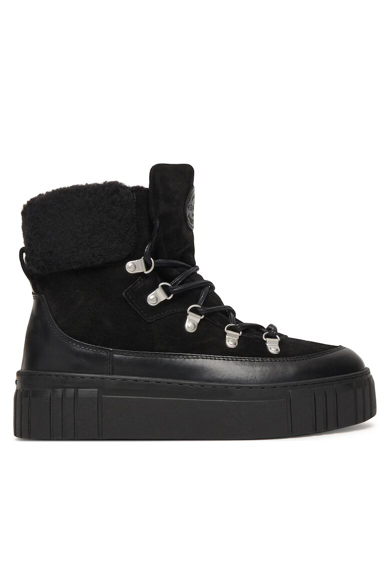 Gant Ghete dama G00 - piele naturala - negru