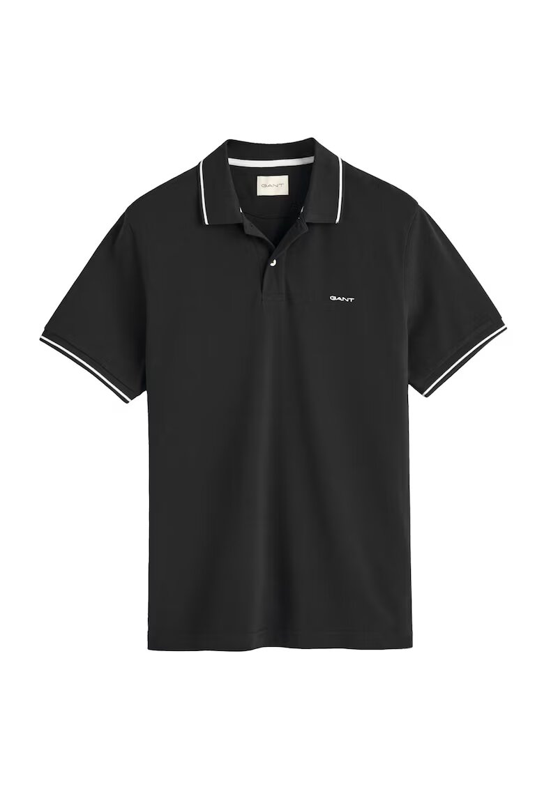 Gant Tricou polo din material pique - Negru