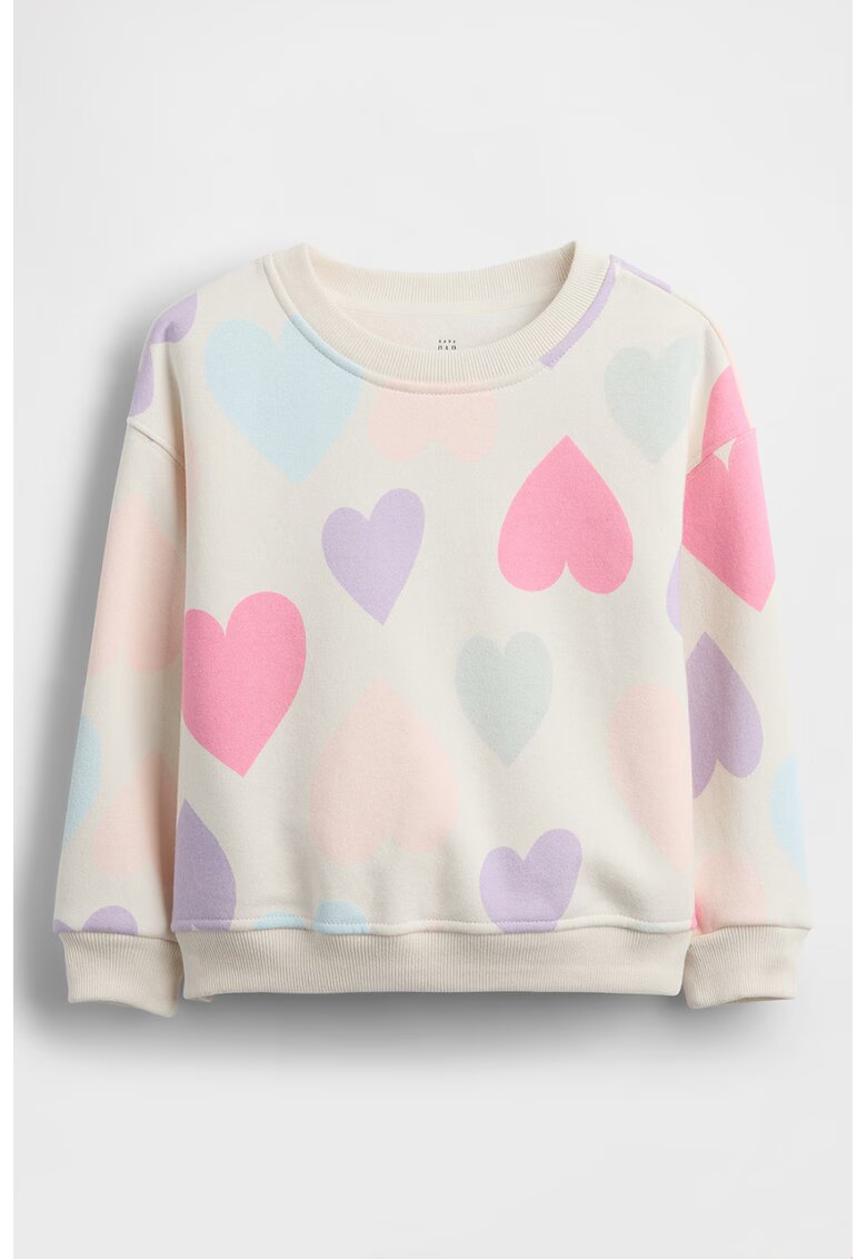 Gap Bluza de trening din bumbac cu imprimeu - Multicolor