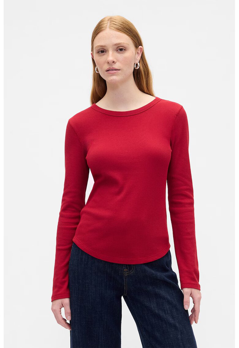 Gap Bluza lejera din amestec de bumbac - Rosu