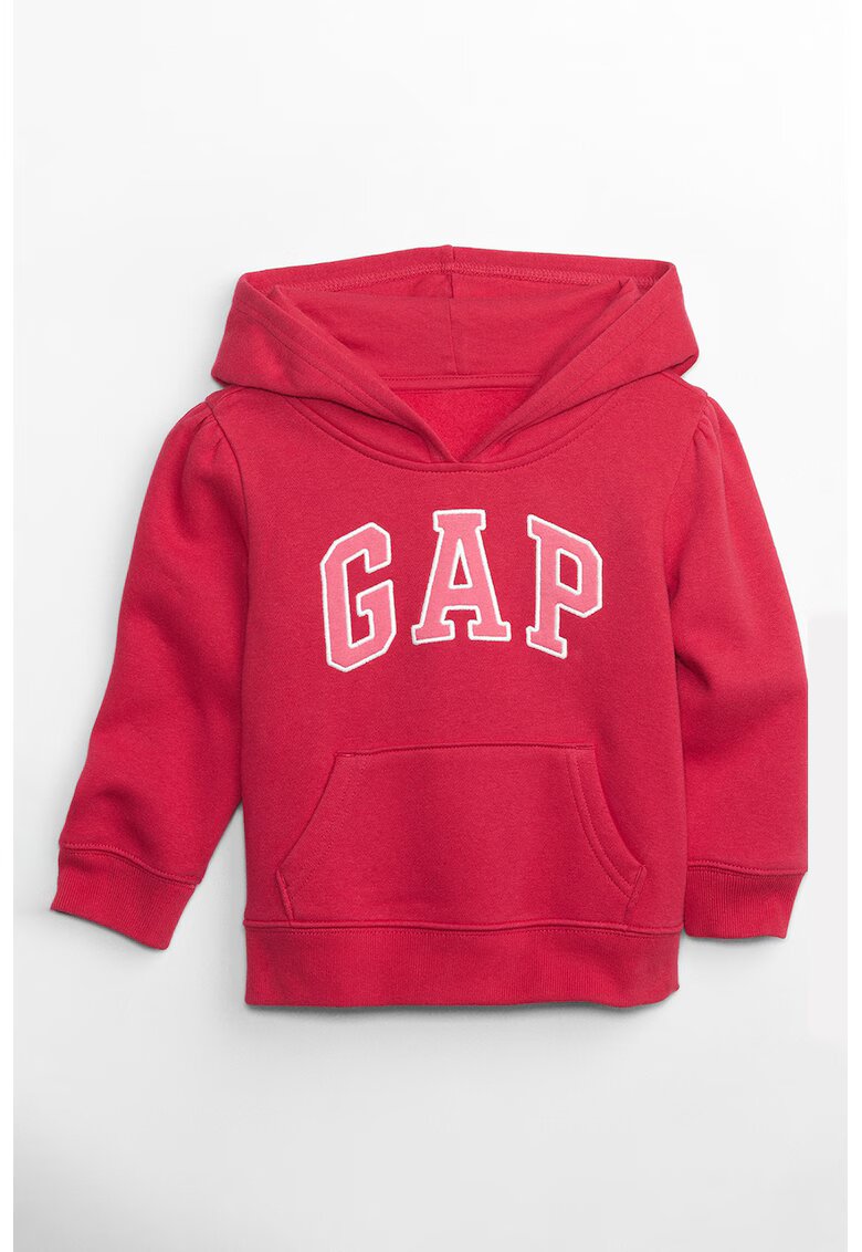 Gap Hanorac cu buzunar kangaroo si logo - Rosu
