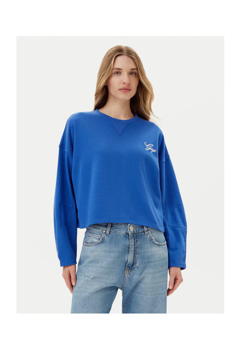 Gap Hanorc dama 767368-02 - Bumbac/Poliester - Albastru - Albastru