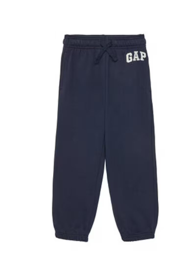 Gap Pantaloni barbati - bleumarin - bumbac si poliester reciclat -