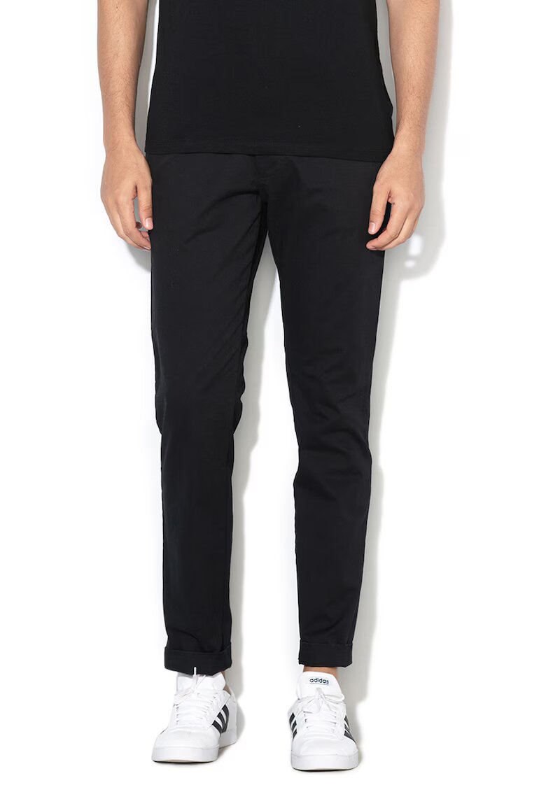 Gap Pantaloni chino slim fit Flex - Negru