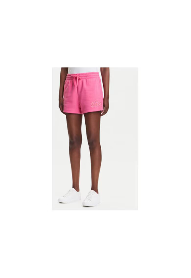 Gap Pantaloni scurti sport dama 769323-03 - Bumbac /Poliester reciclat - Roz - Roz