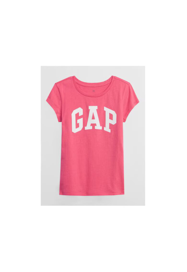 Gap Tricou fete - 303610876 - Bumbac - Roz - Roz
