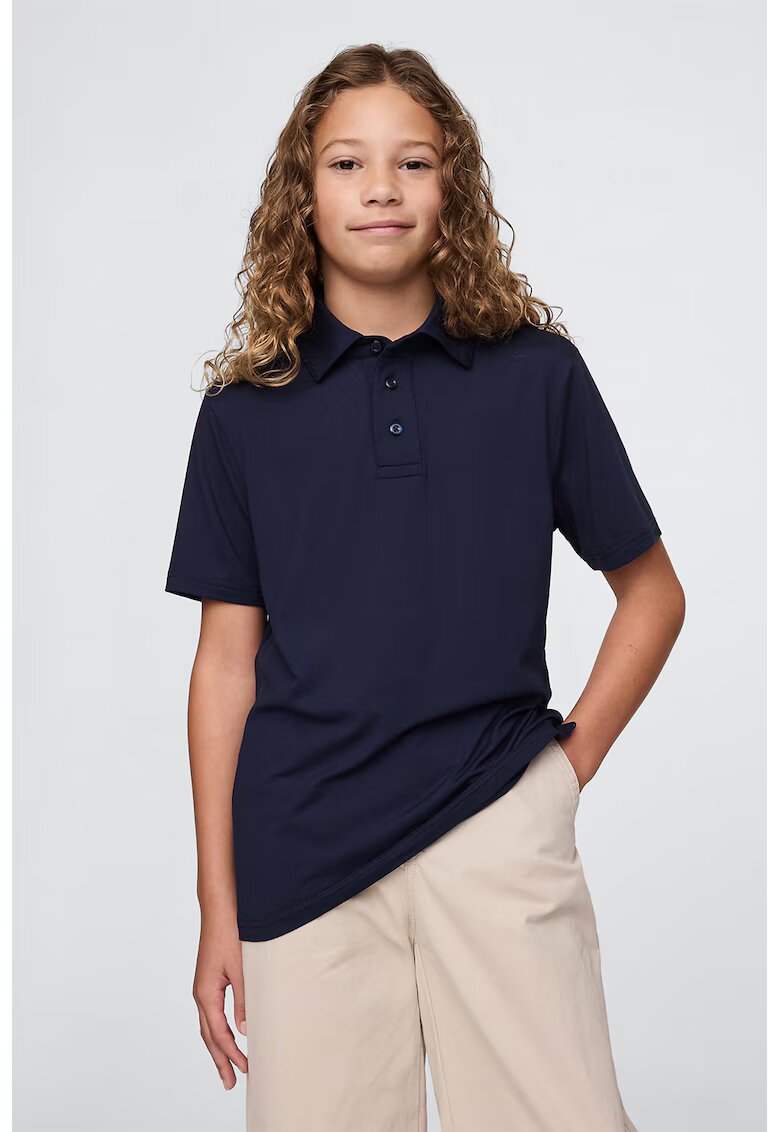 Gap Tricou polo Tech Performance - Bleumarin