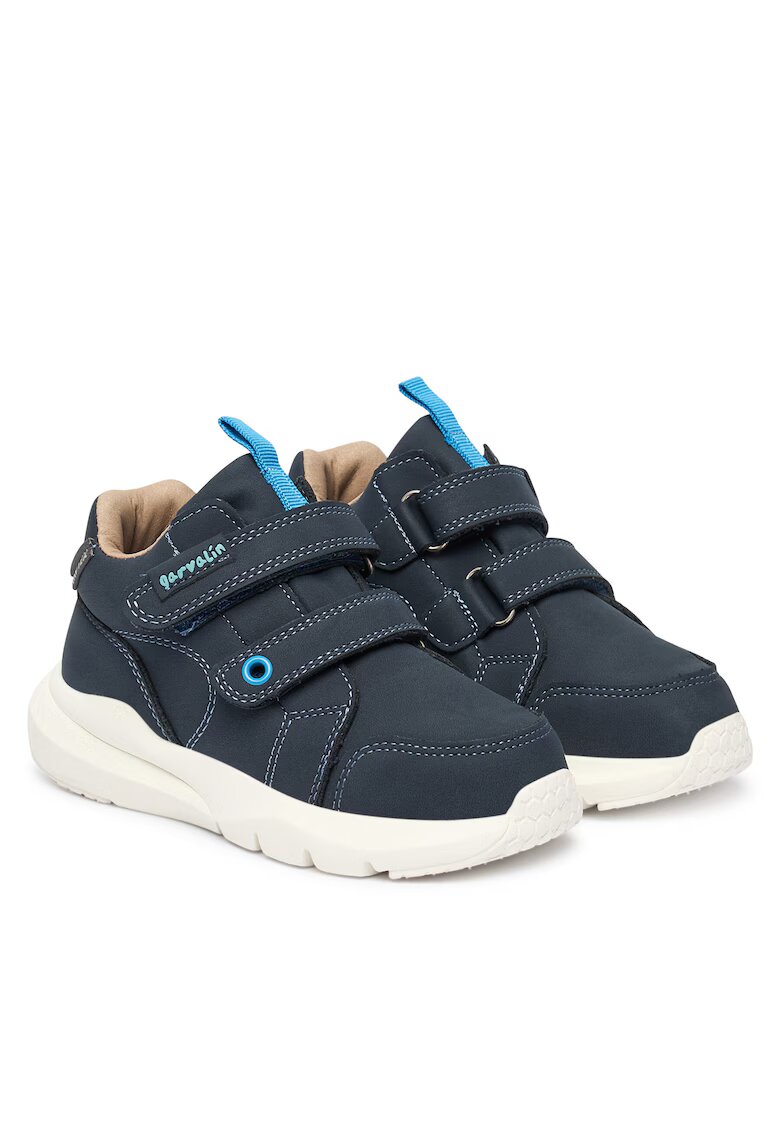 Garvalin Pantofi sport copii - A089 - piele ecologica - albastru marin