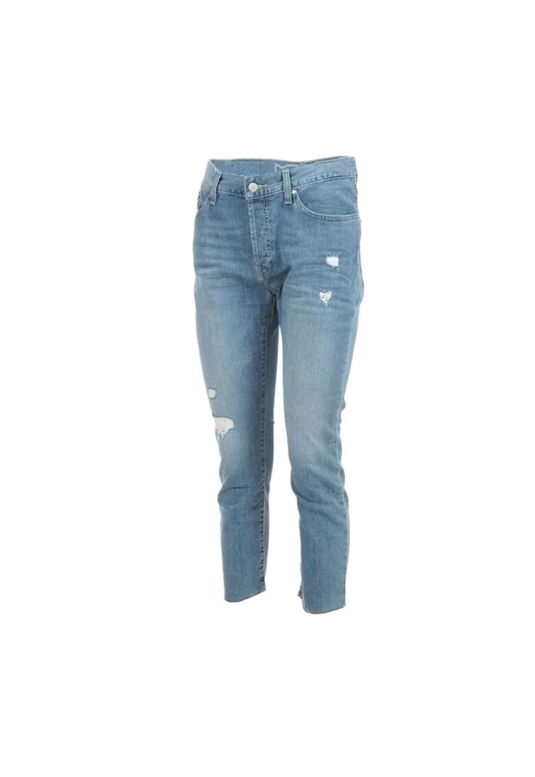 Gas Blugi boyfriend pentru dama Jamira - albastru - bumbac/elastan