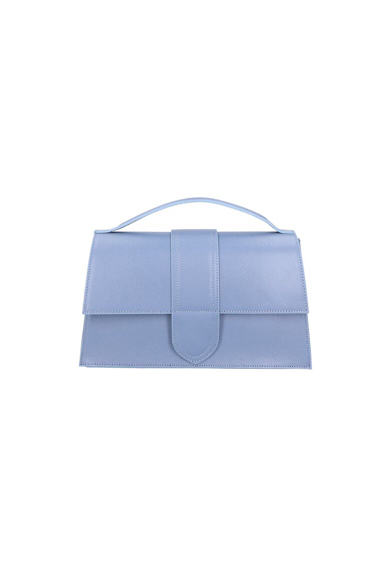 Gave Lux Geanta crossbody de piele - Albastru pastel