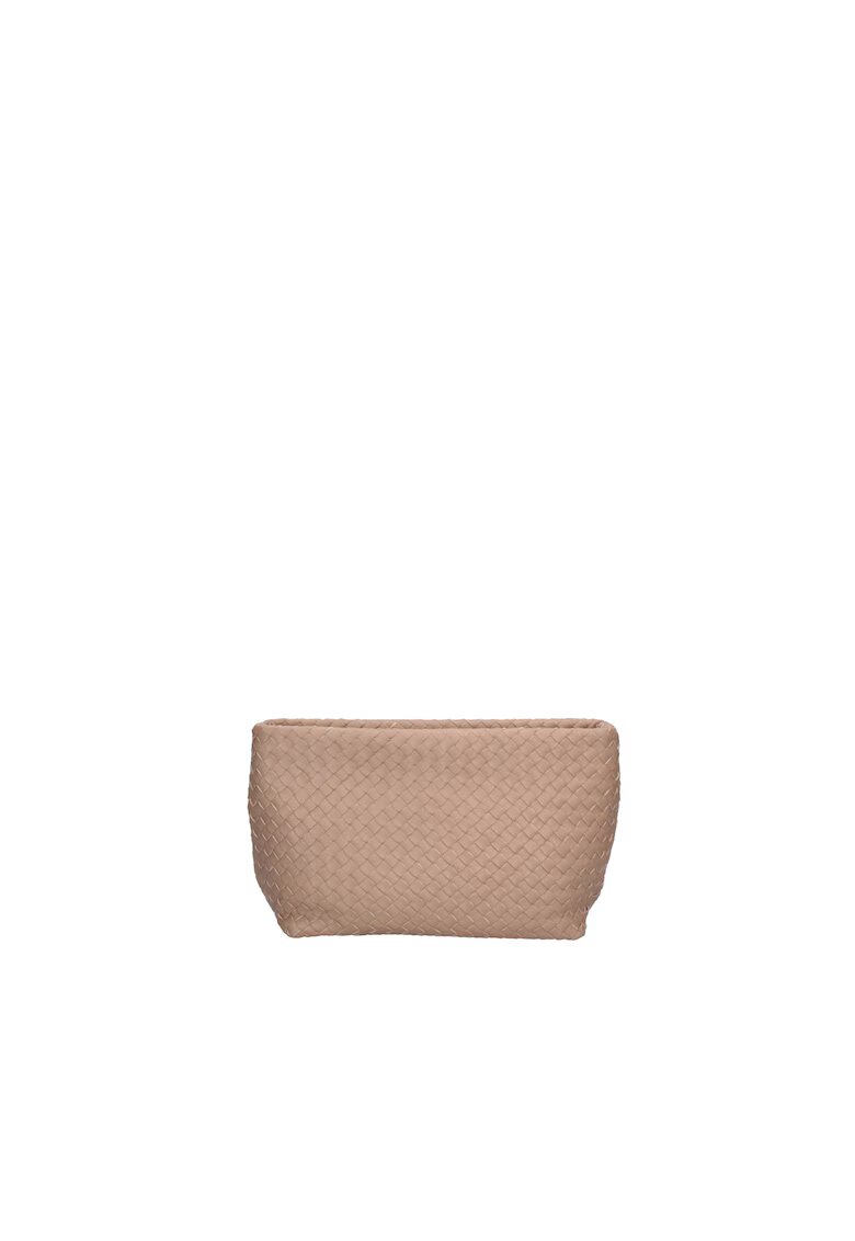 Gave Lux Geanta de piele cu bareta lant - Maro taupe