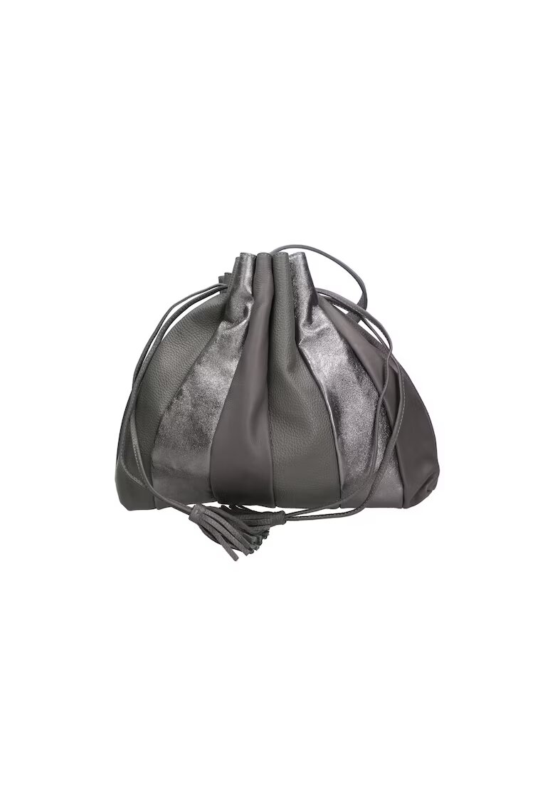 Gave Lux Geanta de piele texturata 25689 - Gri