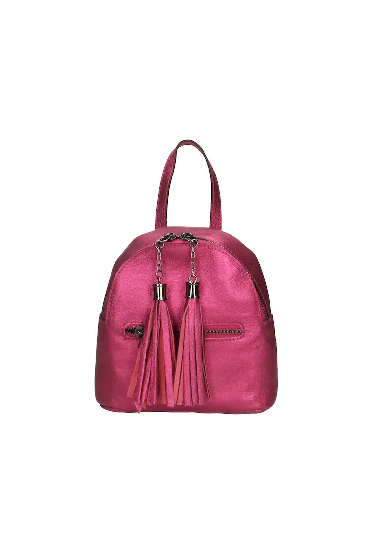 Gave Lux Rucsac de piele cu canafi - Fucsia