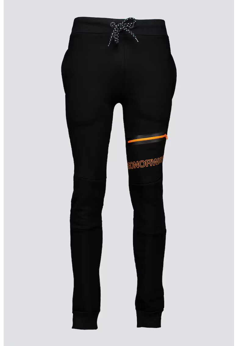 Geo Norway Pantaloni de trening cu logo Moltan - Negru