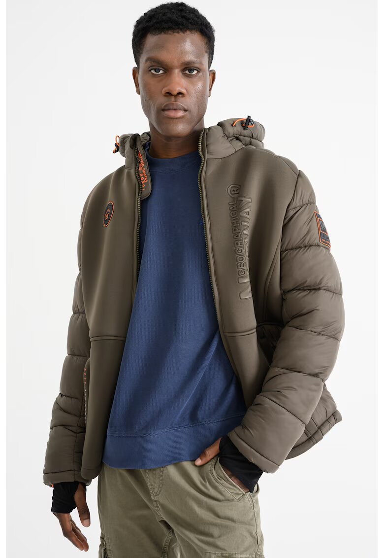 Geographical Norway Geaca cu gluga Bafare - Kaki