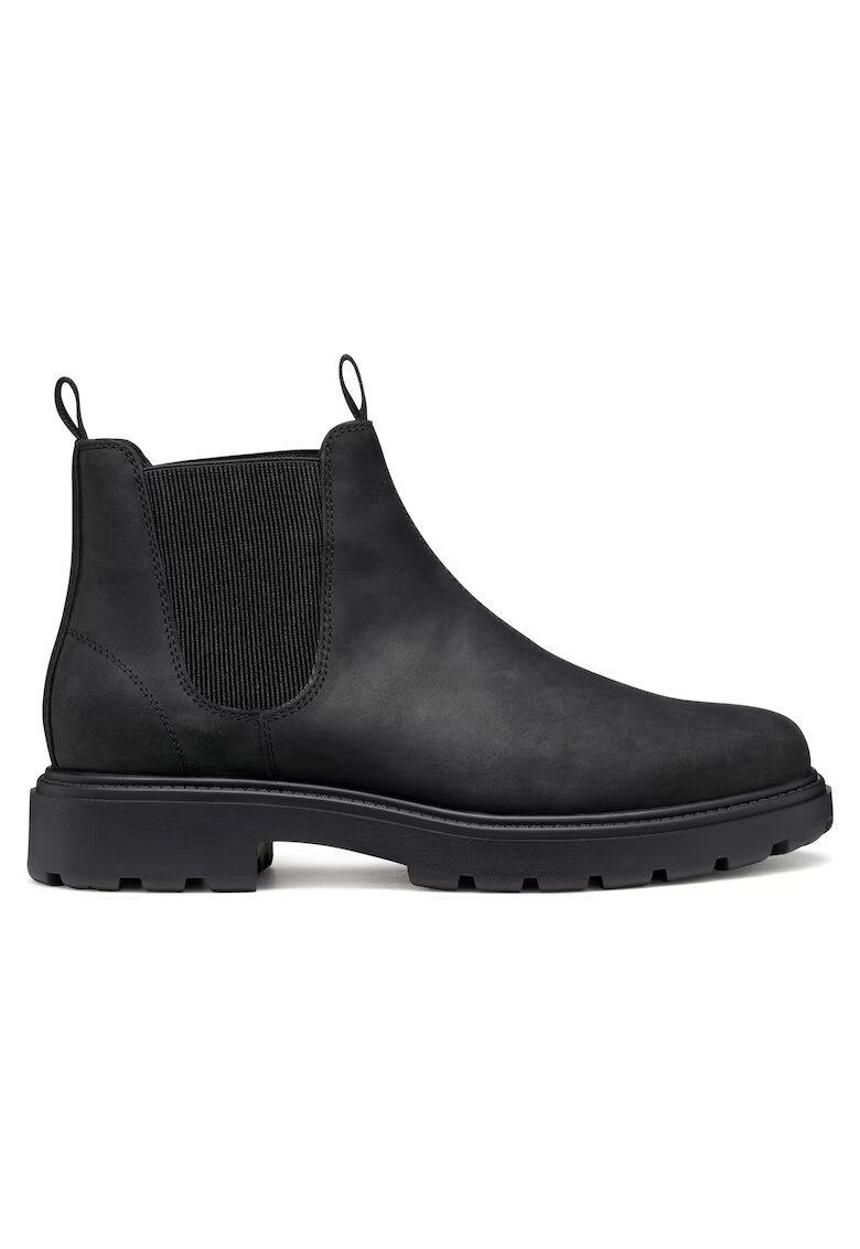 Geox Ghete Chelsea piele naturala barbati - Negru