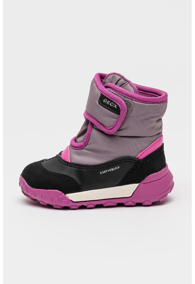 Geox Ghete impermeabile cu velcro - Negru/Violet
