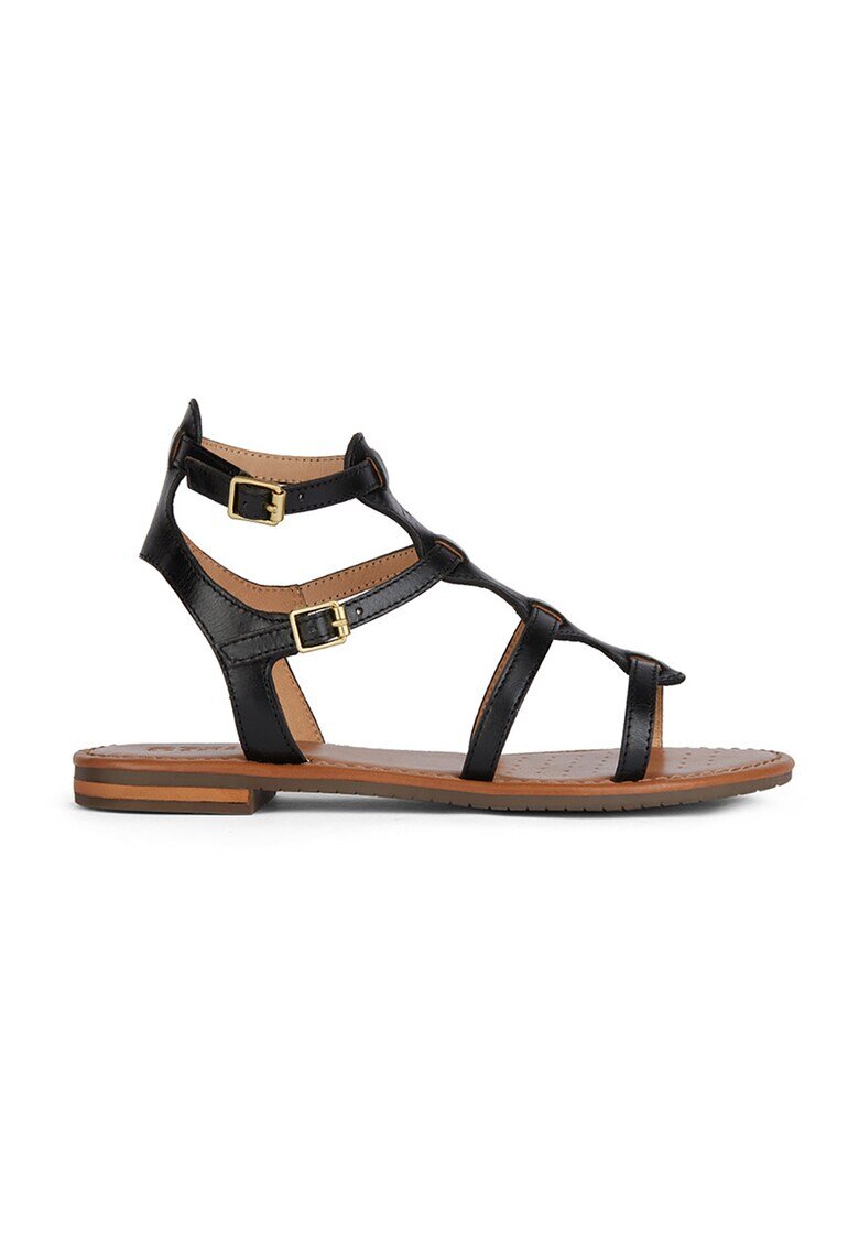 Geox Sandale din piele - Negru