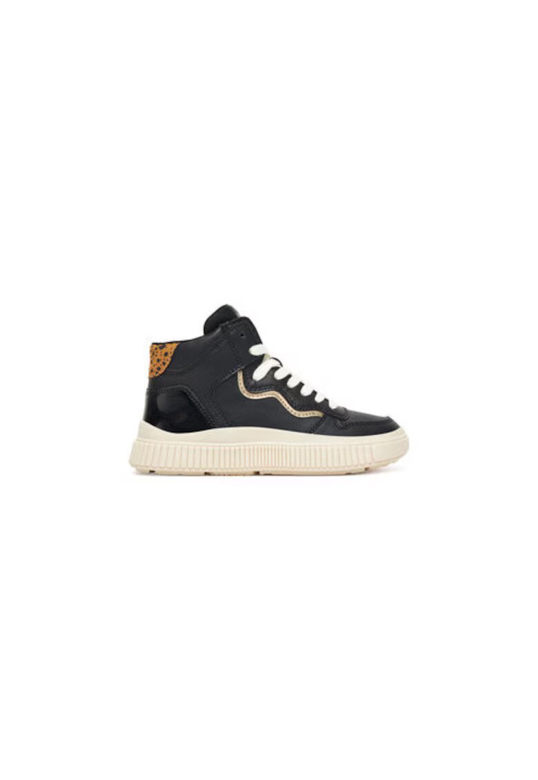 Geox Tenisi sport fete din piele ecologica - multicolor