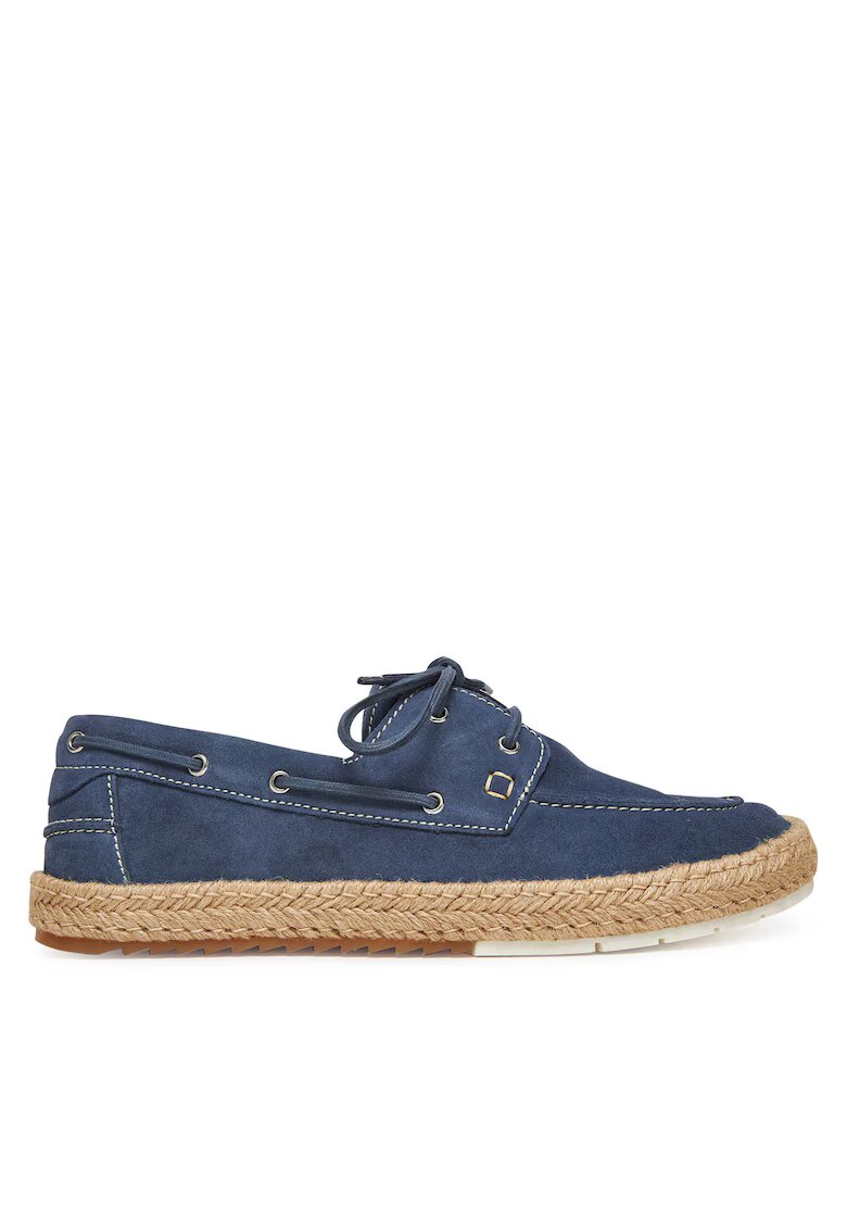 Gino Rossi Mocasini barbati - piele naturala - albastru