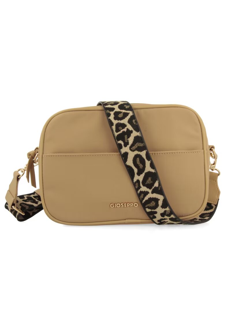 Gioseppo Geanta crossbody cu logo - Negru/Maro
