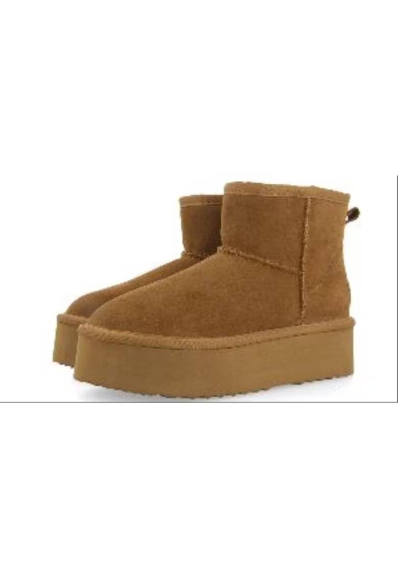 Gioseppo Ghete slip-on din piele intoarsa - Caramel